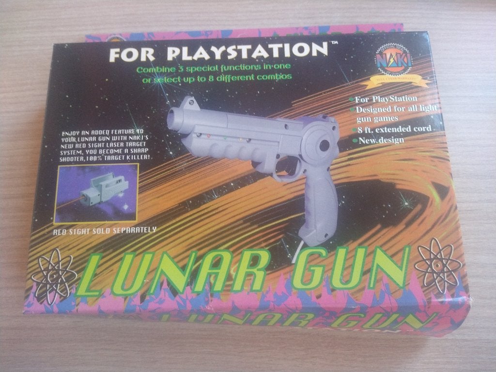 PS1 Naki gun compleet, Vanaf 18 jaar, Shooter, 1 speler, Ophalen of Verzenden