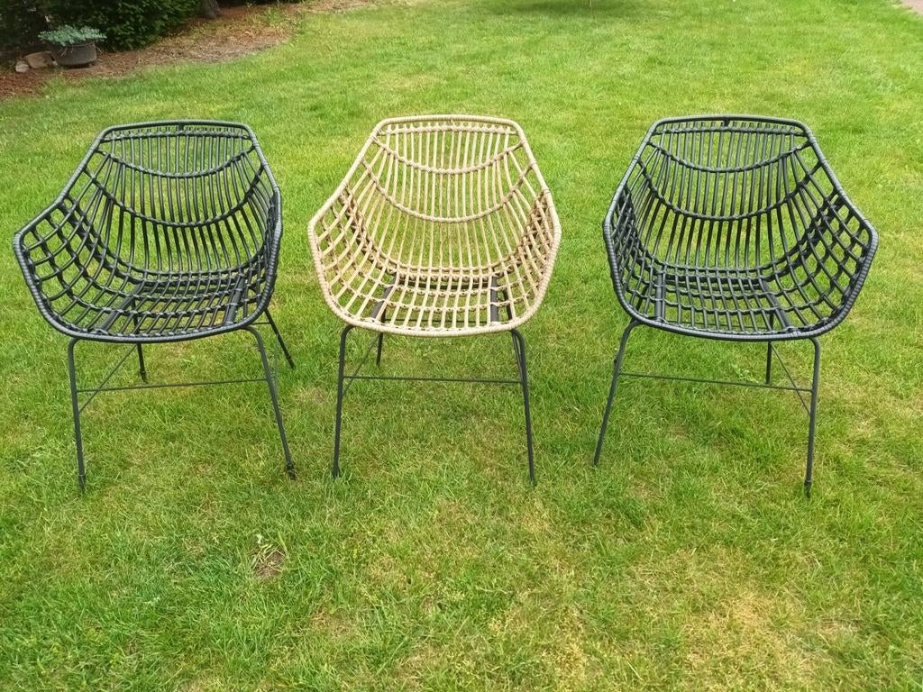 Tuinstoelen 3 stuks JYSK, Tuin en Terras, Ophalen of Verzenden, Gebruikt, Kunststof