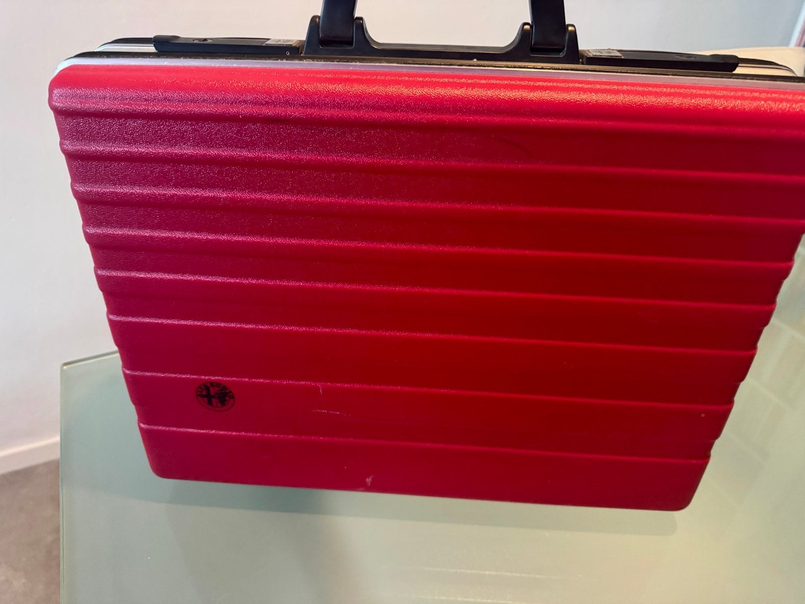 Alfa Romeo Koffer - Vintage Rood, Ophalen of Verzenden, Gebruikt