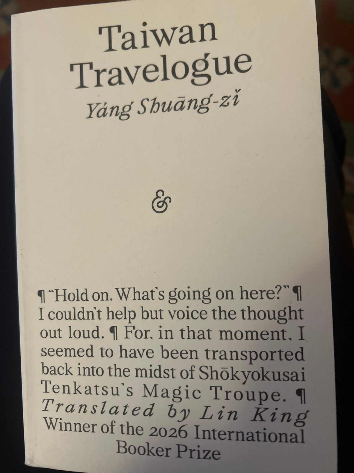 Taiwan Travelogue - Yang Shuang-zi (Zo goed als nieuw), Boeken, Ophalen of Verzenden, Zo goed als nieuw, Azië, Reisgids of -boek
