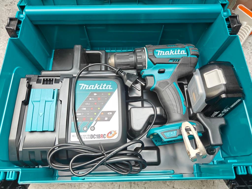 #nieuw - Makita dhp482 + 5ah + oplader in mbox, Doe-het-zelf en Verbouw, Gereedschap | Boormachines, Ophalen of Verzenden, Nieuw