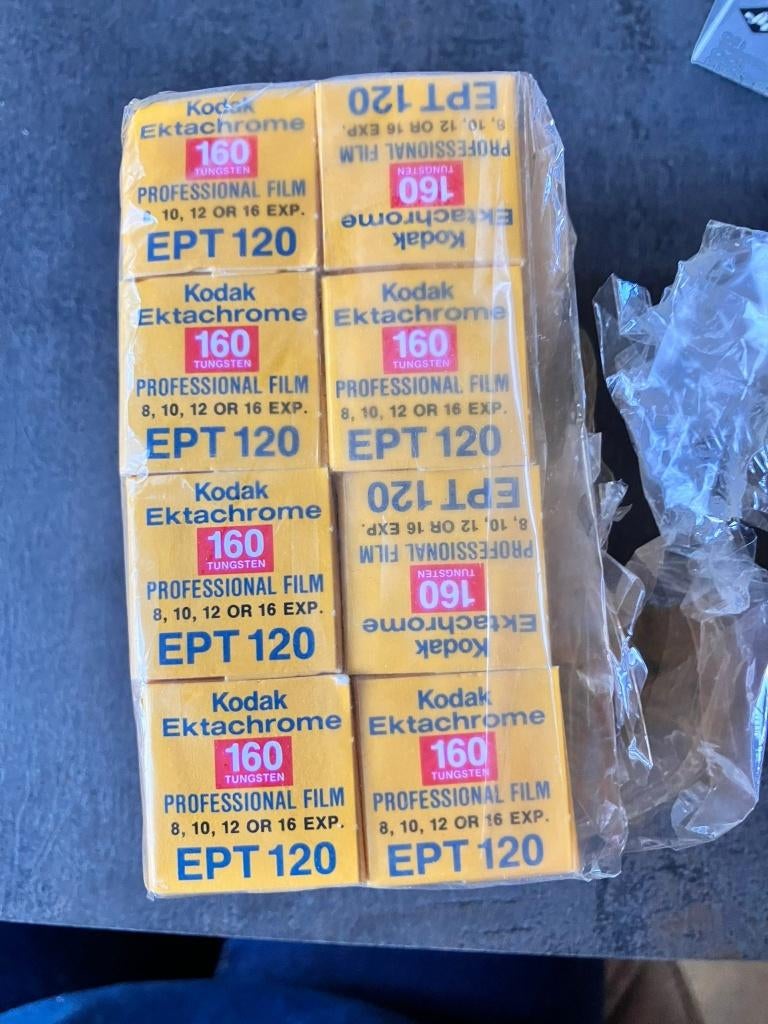 Kodak Ektachrome 160T – 120 Film 9 rollen, Ophalen, Accessoire
