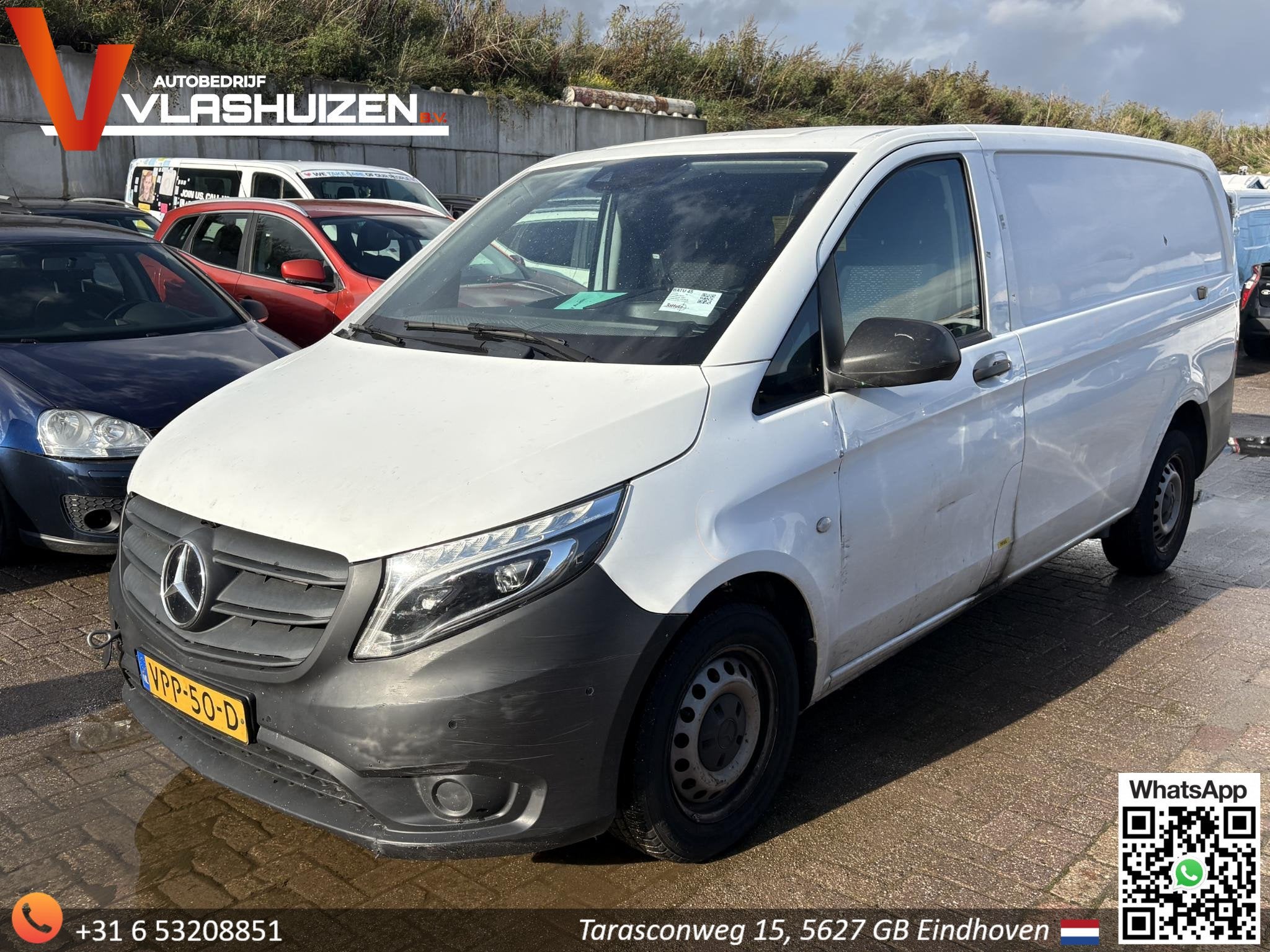Mercedes-Benz Vito 110 CDI Functional Lang | € 4.450,- NET, Auto's, Voorwielaandrijving, Gebruikt, Euro 6, 1925 kg
