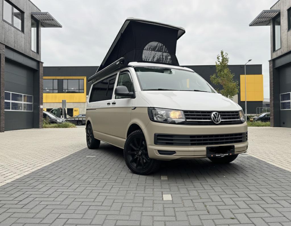 Volkswagen T6 Buscamper Florida Off-road look (bj 2019), Caravans en Kamperen, Campers, Automaat, Volkswagen, Luifel, Bedrijf