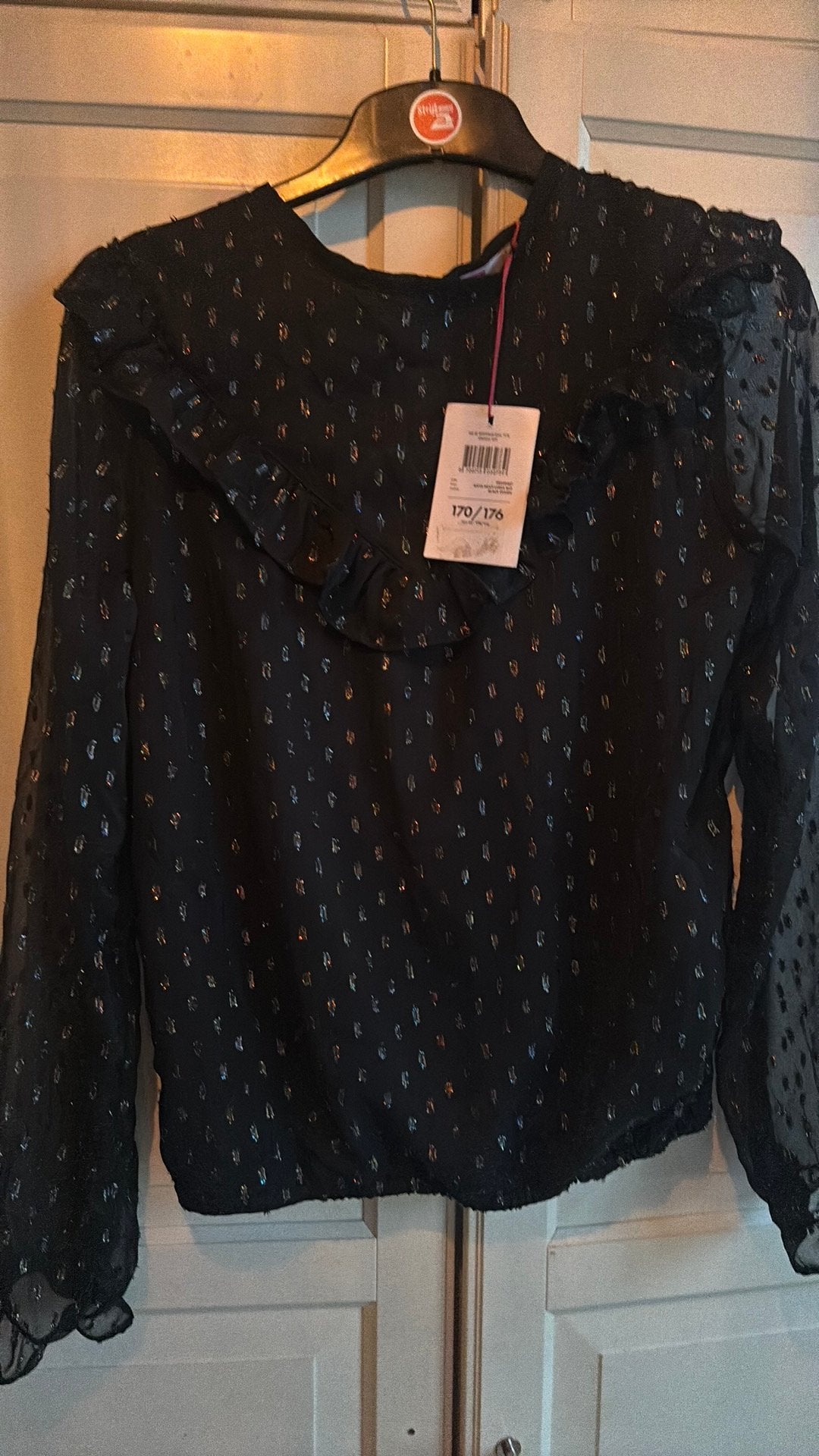 feestelijk truitje zwart glitter XS nieuw, Ophalen of Verzenden, Zo goed als nieuw, Maat 34 (XS) of kleiner, Zwart