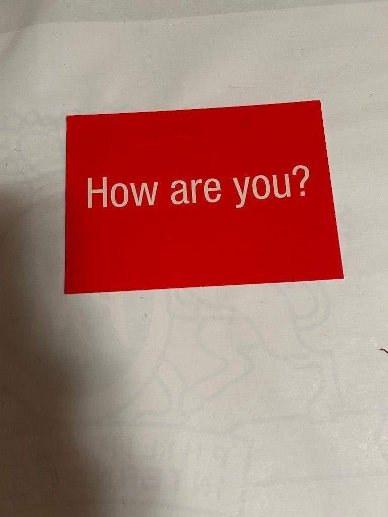 How are you?, Ophalen of Verzenden, 1960 tot 1980, Ongelopen, Overige thema's
