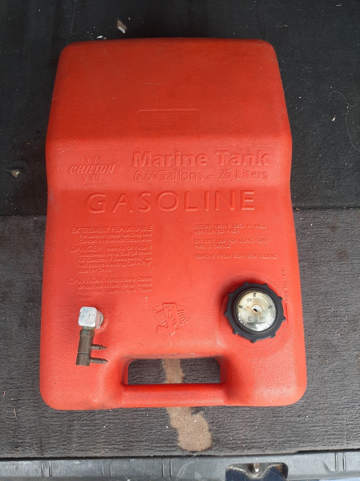 brandstof tank 25ltr voor bijboot., Ophalen, Gebruikt, Motor en Techniek, Zeilboot of Motorboot