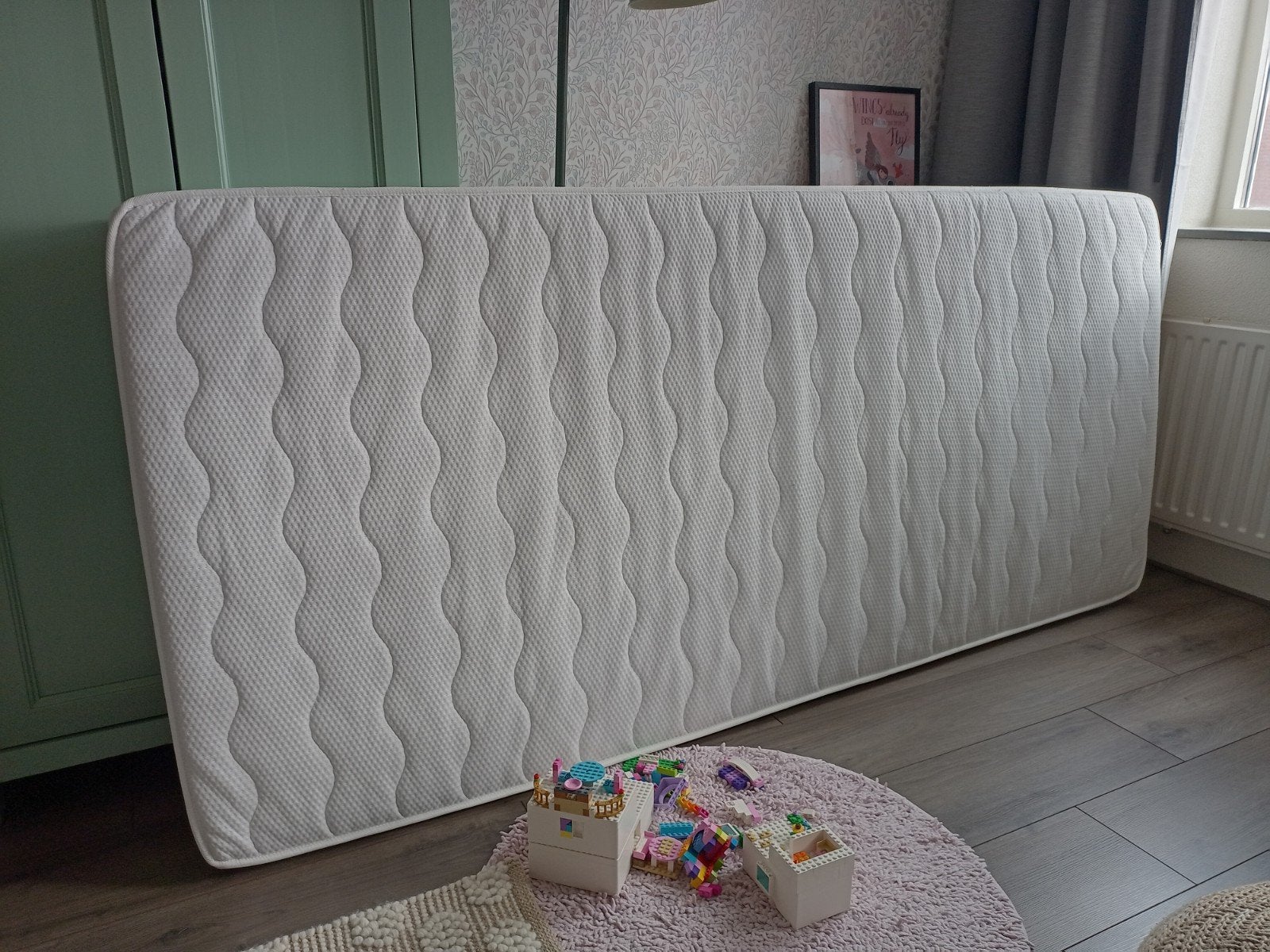 RHF Donna kindermatras 90x200x14 cm, wasbaar tijk, Ophalen, Gebruikt, 90 cm, Eenpersoons