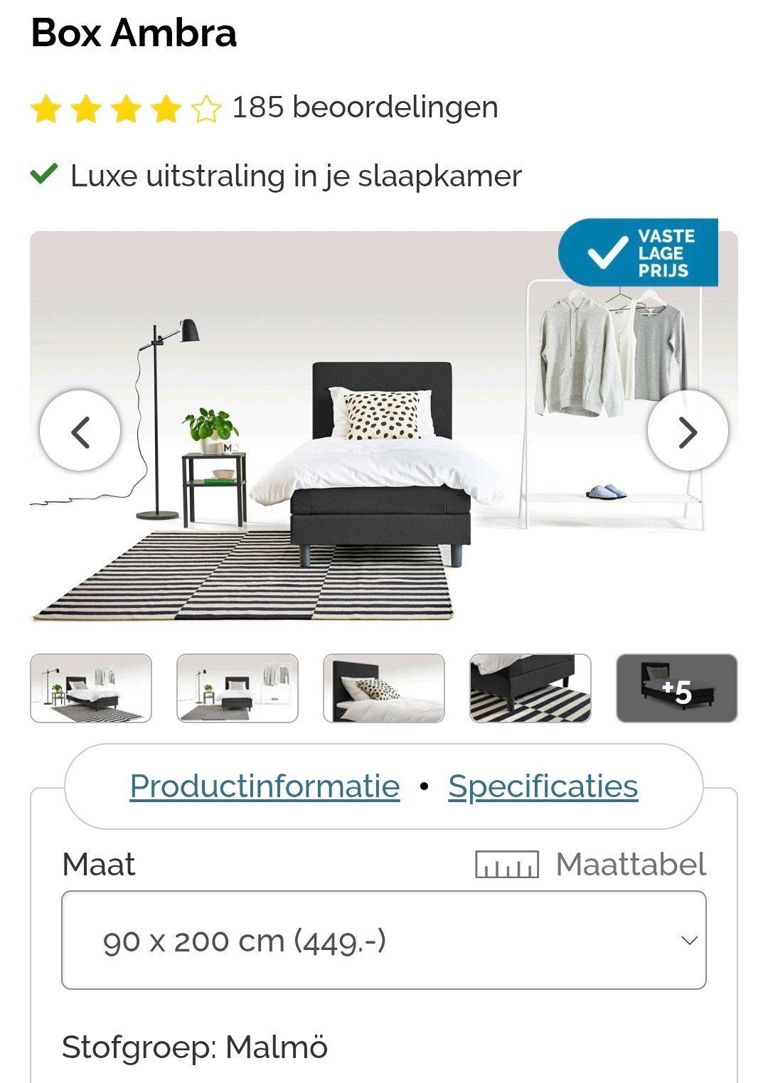 Boxspring Ambra Beter bed 90200