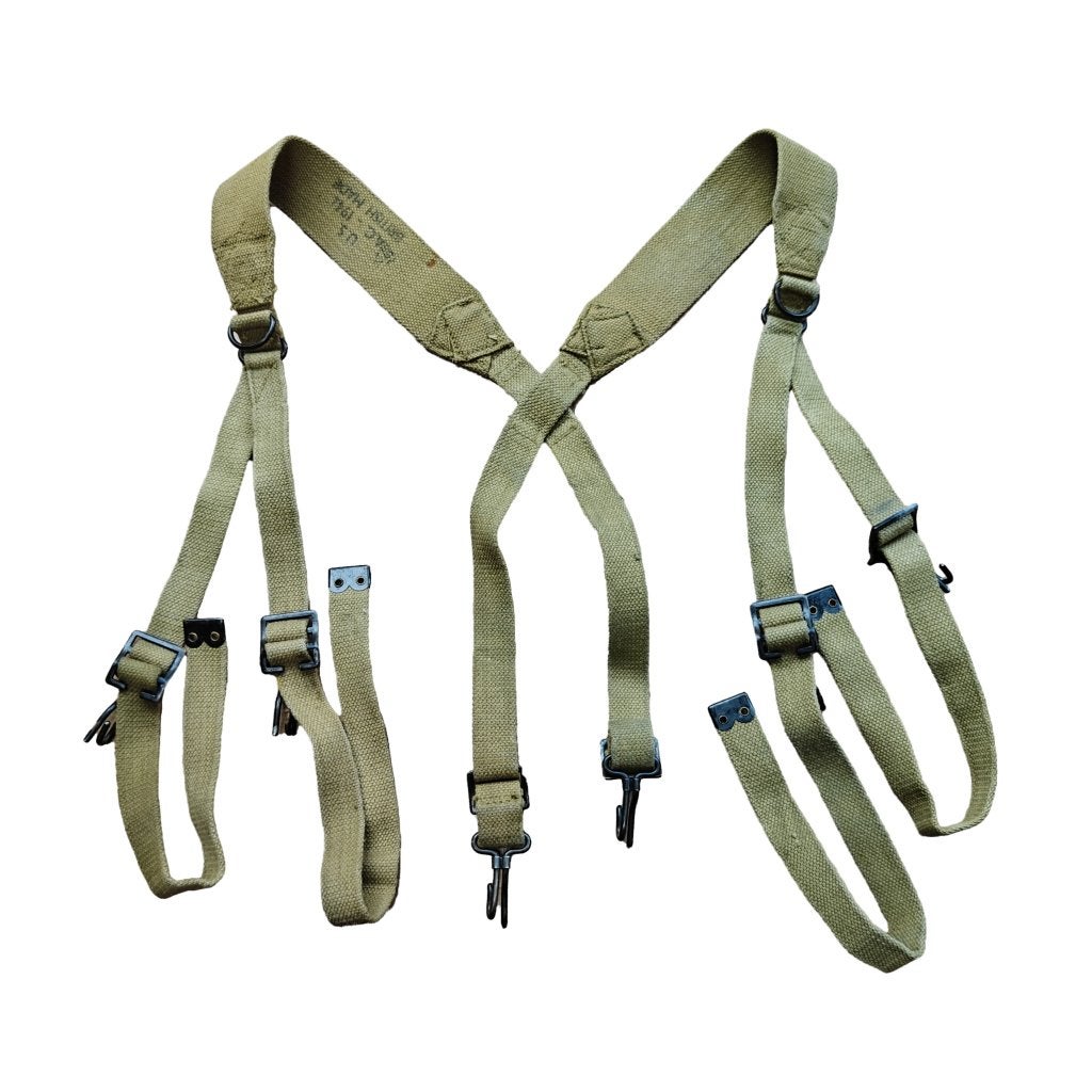 WWII US M-1936 Suspenders British Made, Verzamelen, Ophalen of Verzenden, Amerika