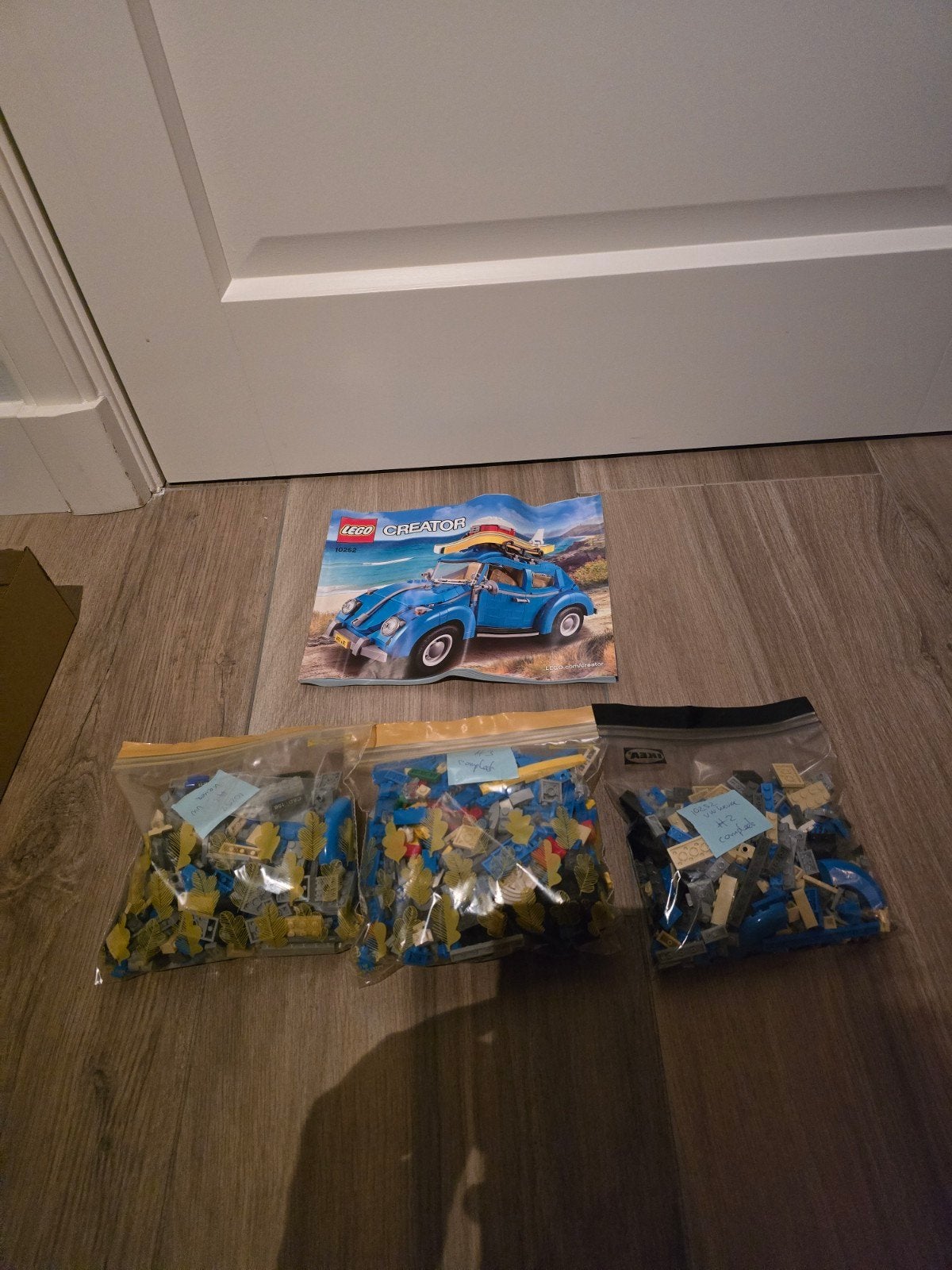 compleet! lego 10252 VW beatle / kever, Lego, Inclusief instructies, Ophalen of Verzenden, Zo goed als nieuw