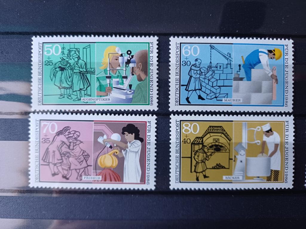 BRD 1274-1277 en 1315-1318 postfris, Ophalen of Verzenden, BRD, Postfris