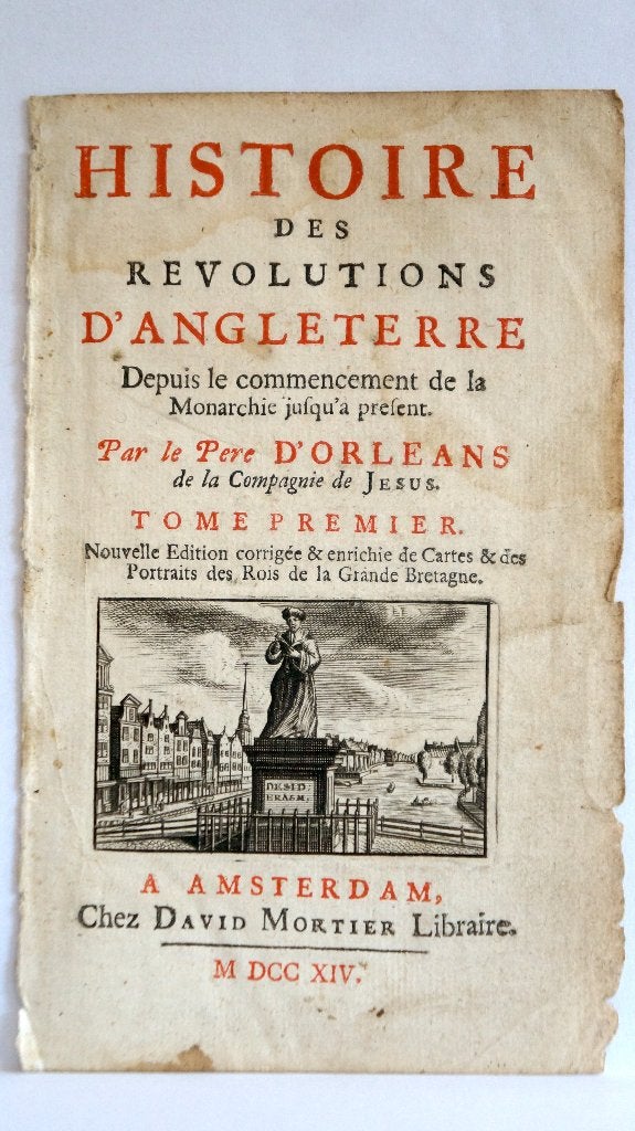 Antieke Prenten 1714. Per stuk te koop., Antiek en Kunst, Ophalen of Verzenden
