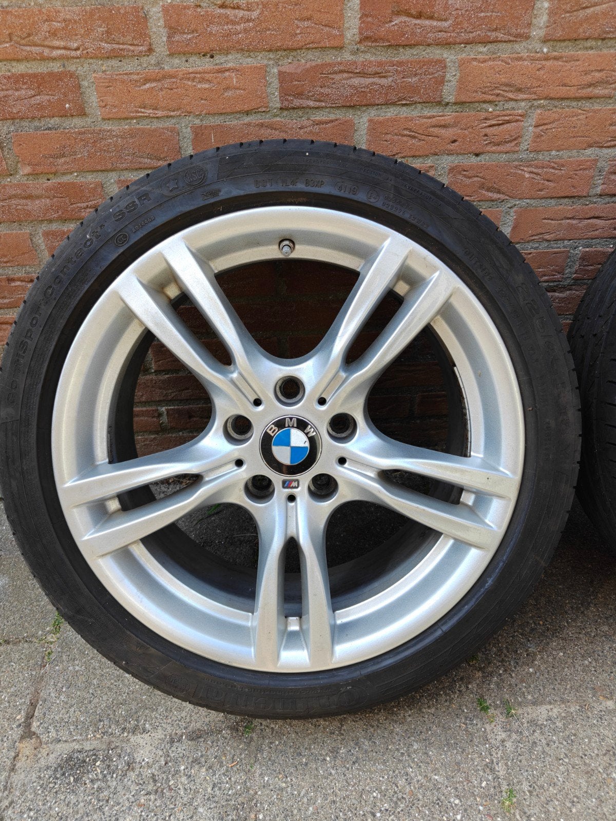 BMW f30 18" Style 400M Breedset met Zomerbanden, Ophalen, 18 inch, Gebruikt, 255 mm