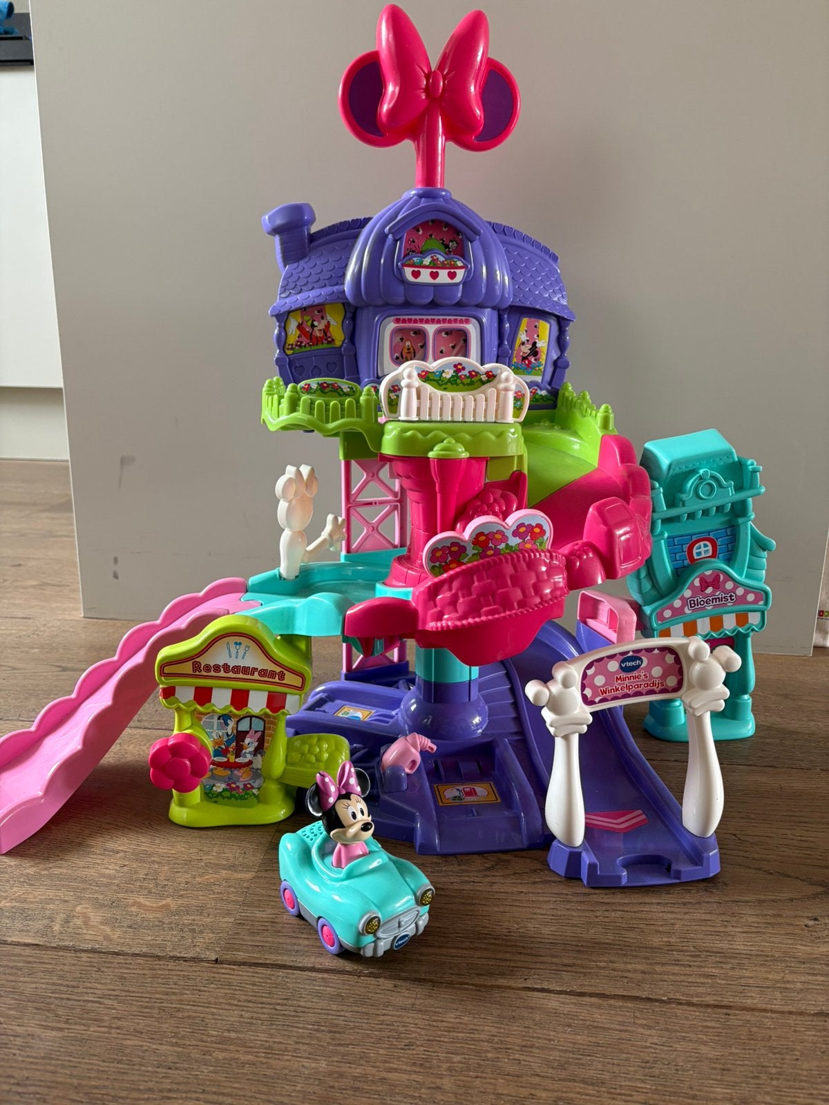 VTech Toet Toet Auto's Disney Minnie's winkelparadijs, Ophalen, Zo goed als nieuw, Jongen of Meisje