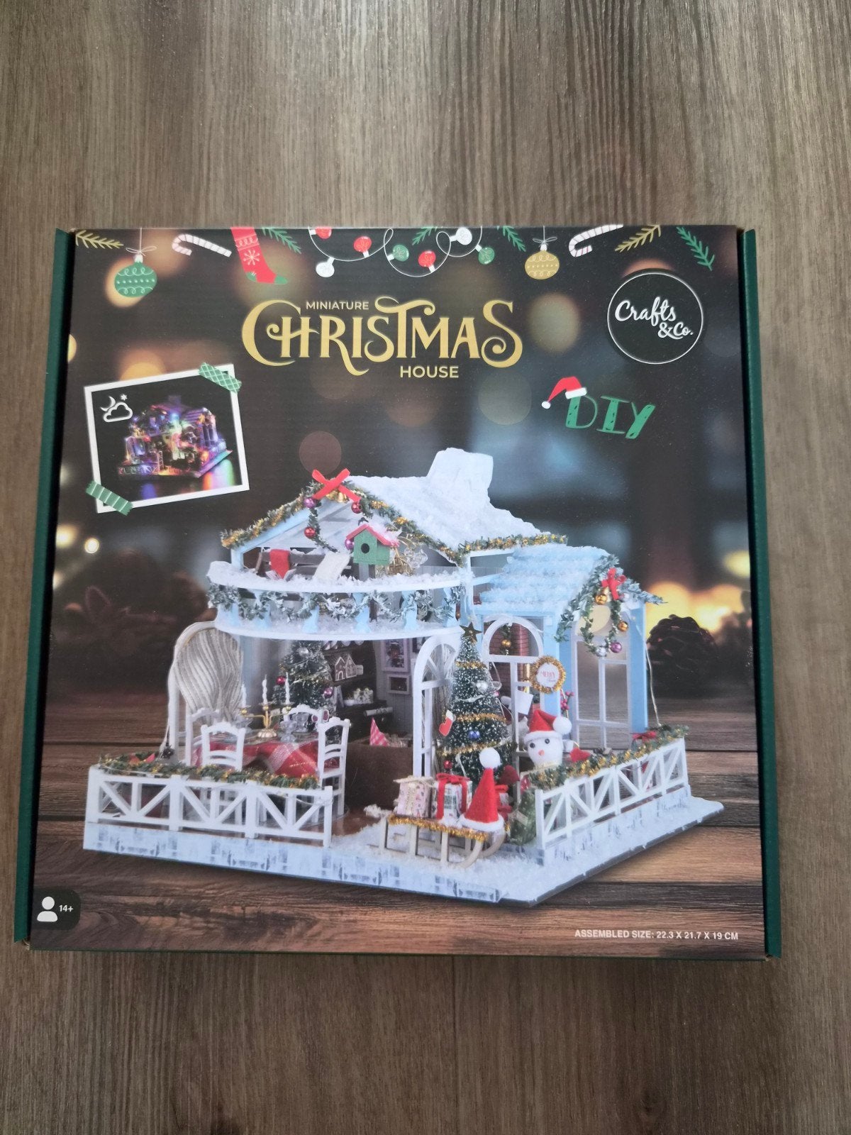 Miniatuur Kersthuisje DIY Crafts & Co, Hobby en Vrije tijd, Nieuw, Meerkleurig, Educatief, Overige merken