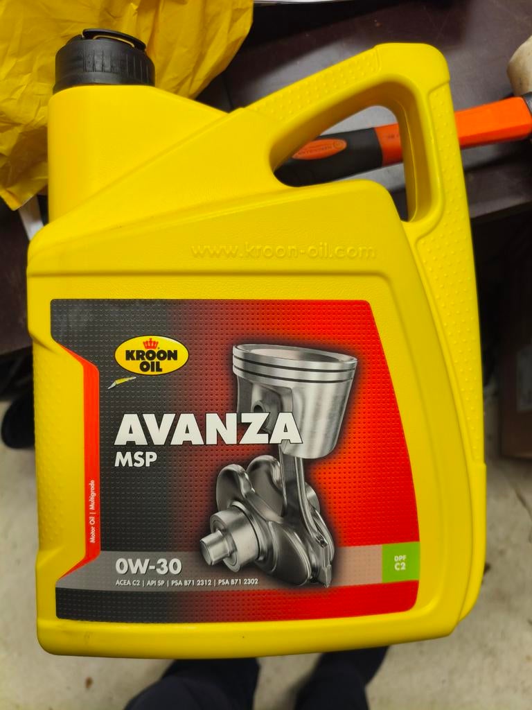 Kroon Oil Avanza MSP 0W-30 Motorolie - 5 Liter, Ophalen of Verzenden, Nieuw, Universele onderdelen