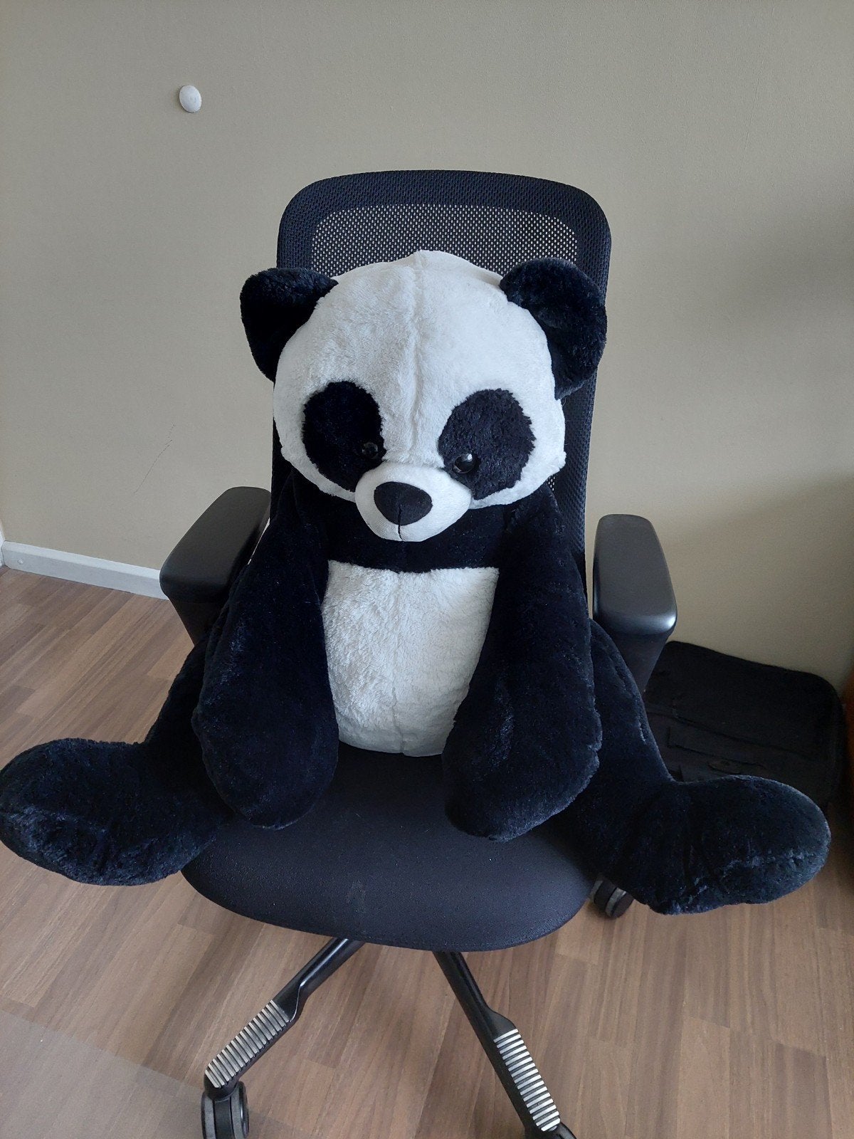 Grote Pandabeer Knuffel, Kinderen en Baby's, Ophalen, Beer, Zwart, Zo goed als nieuw
