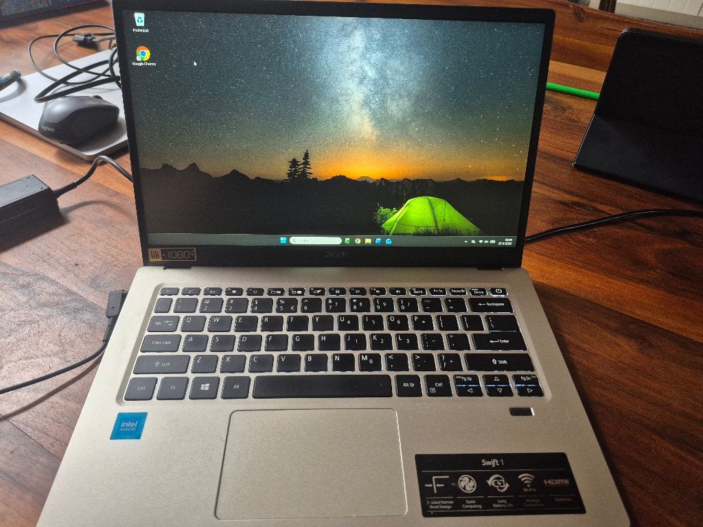 Acer Swift 1 - Laptop - 14 inch, Ophalen, Gebruikt, Qwerty, Minder dan 2 Ghz