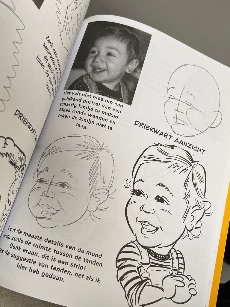 Cartoons tekenen figuren en gezichten / 2010, Ophalen of Verzenden, Zo goed als nieuw, Boek of Gids