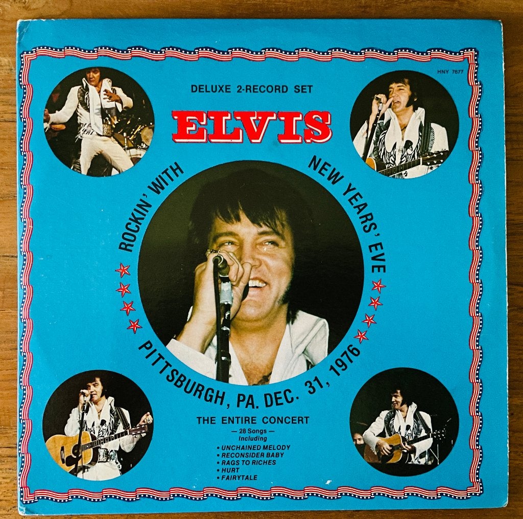 Rockin' With Elvis New Years' Eve - Import 2LP - 1977, Beschermende buitenhoes, Zo goed als nieuw, 12 inch, Dubbel-LP