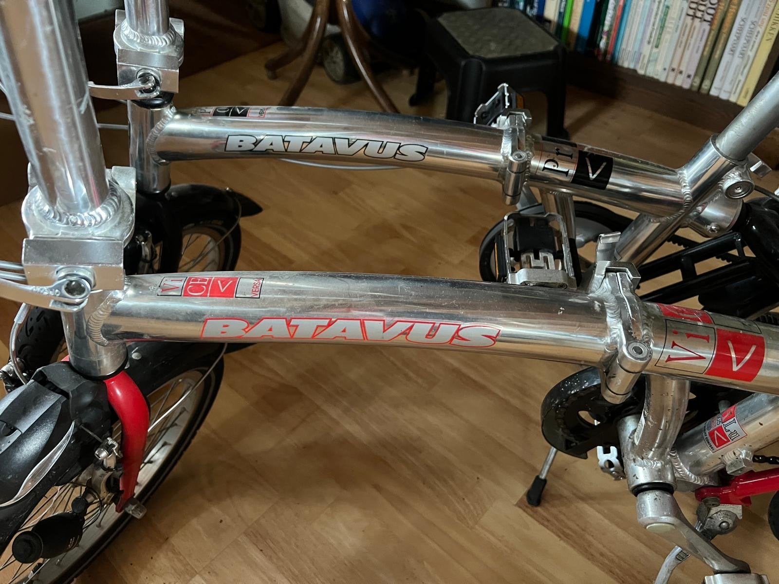 Batavus vouwfiets met versnelling - Zeer goede staat, Fietsen en Brommers, Ophalen, 20 inch of meer, Velgrem, Versnellingen