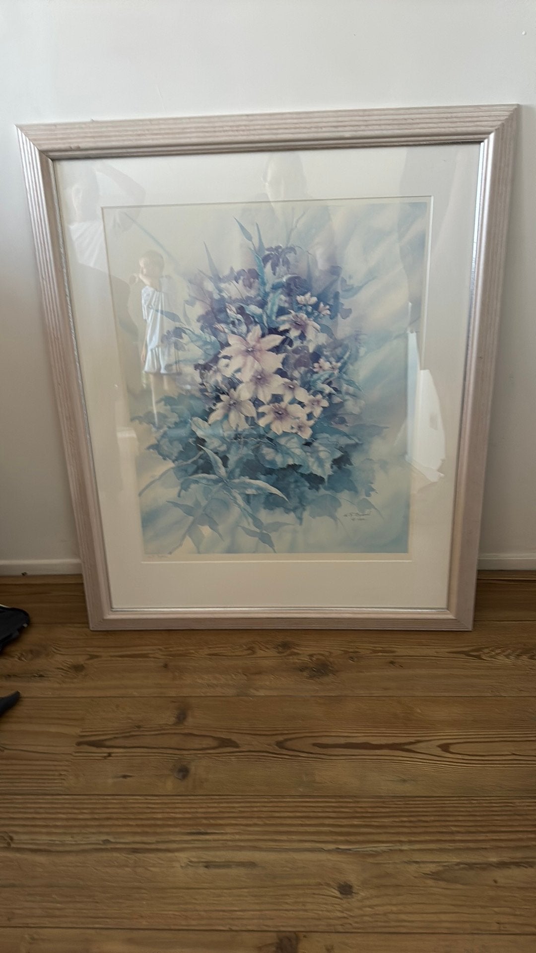 Aquarel w.f Bijkerk, Ophalen, Zo goed als nieuw, Minder dan 50 cm, Schilderij