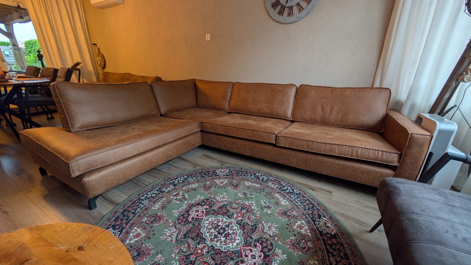 ⚡ prachtige nieuwe hoekbank model twenty five kleur cognac⚡, Huis en Inrichting, Banken | Bankstellen, Ophalen, Hoekbank, Modern
