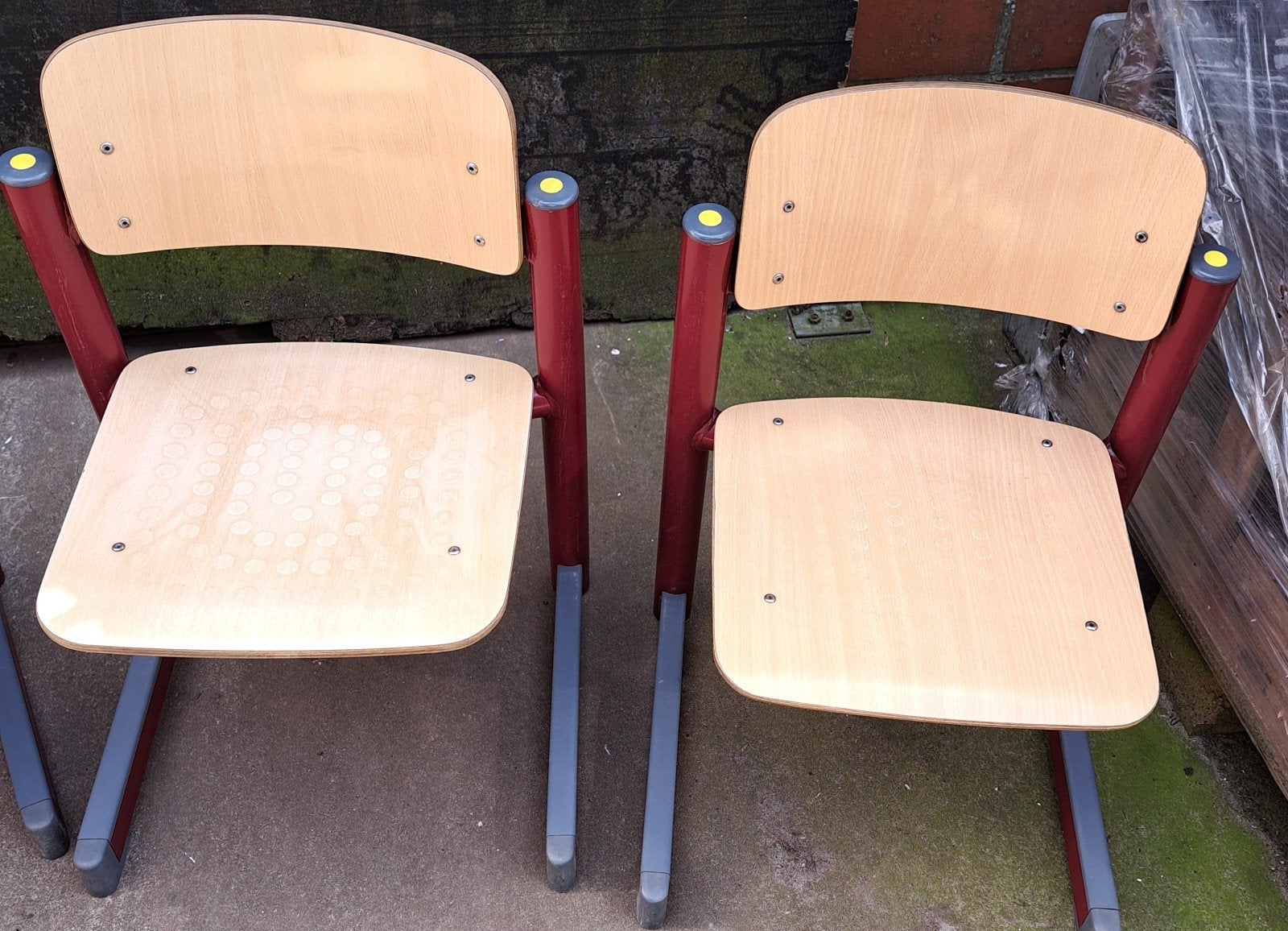 stoel stoelen vintage schoolstoeltjes, Ophalen