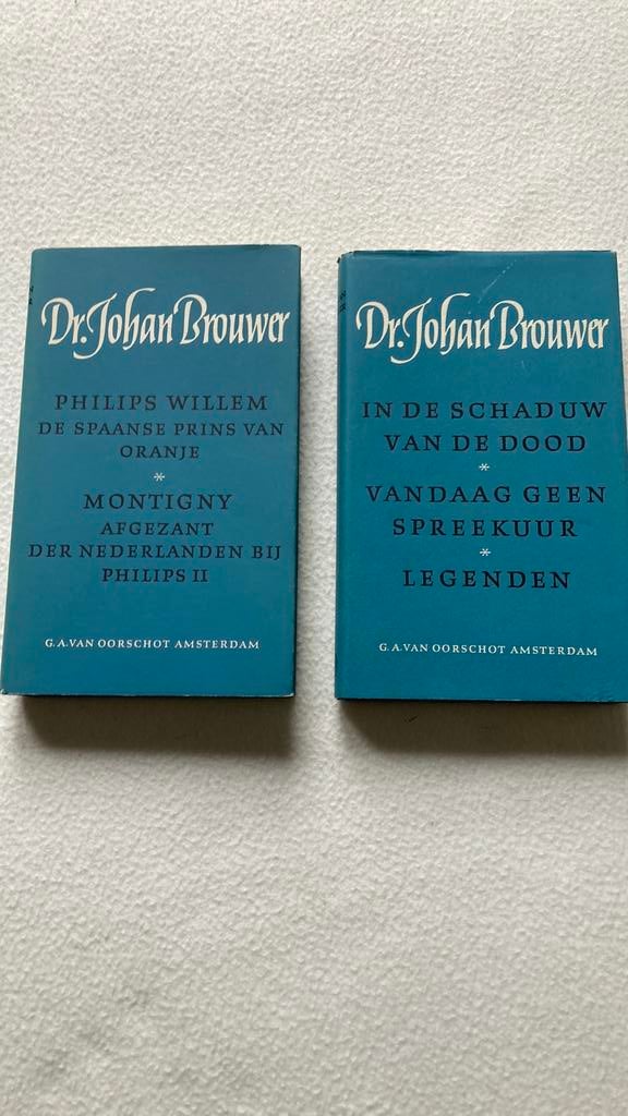 Dr.Johan Brouwer.2dln.dundruk.v.Oorschot.608/563pg. Pstuk, Gelezen, Europa, Ophalen of Verzenden, 17e en 18e eeuw