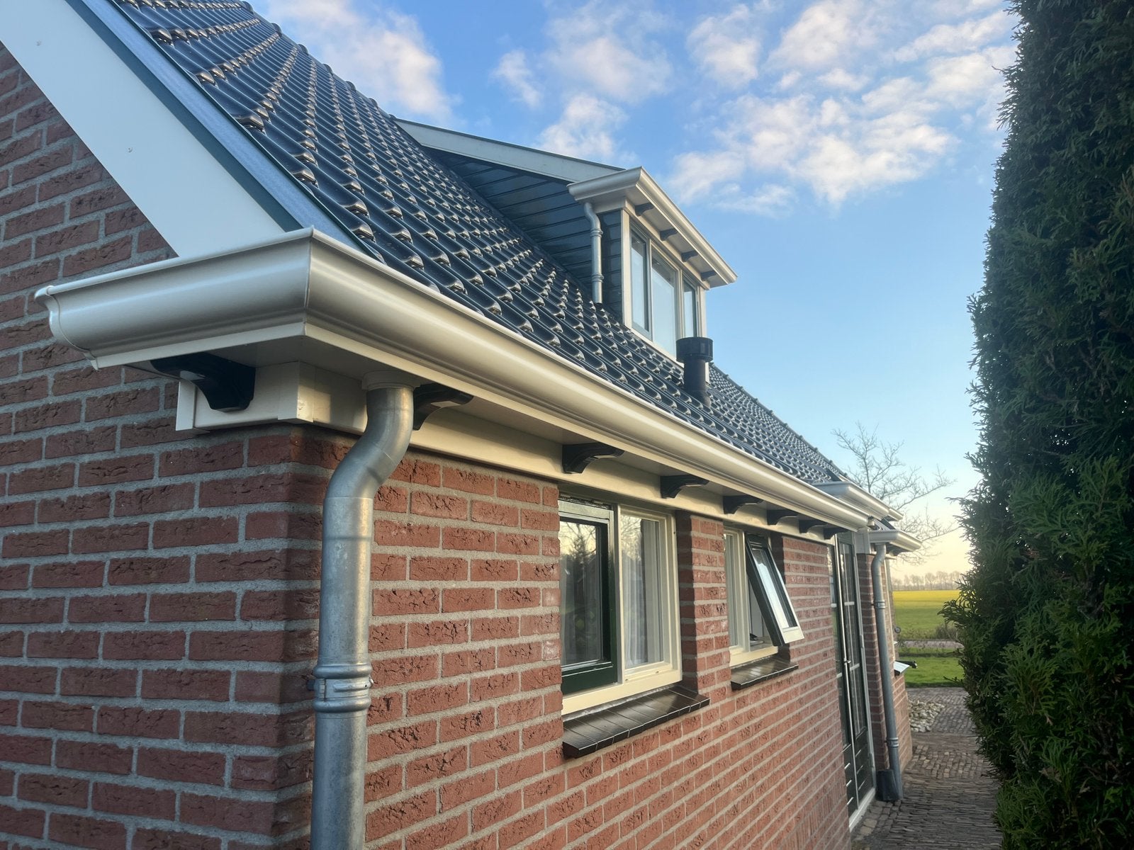 Dakgoten polytech nieuw, Ophalen, Overige materialen, 6 meter of meer, Zo goed als nieuw