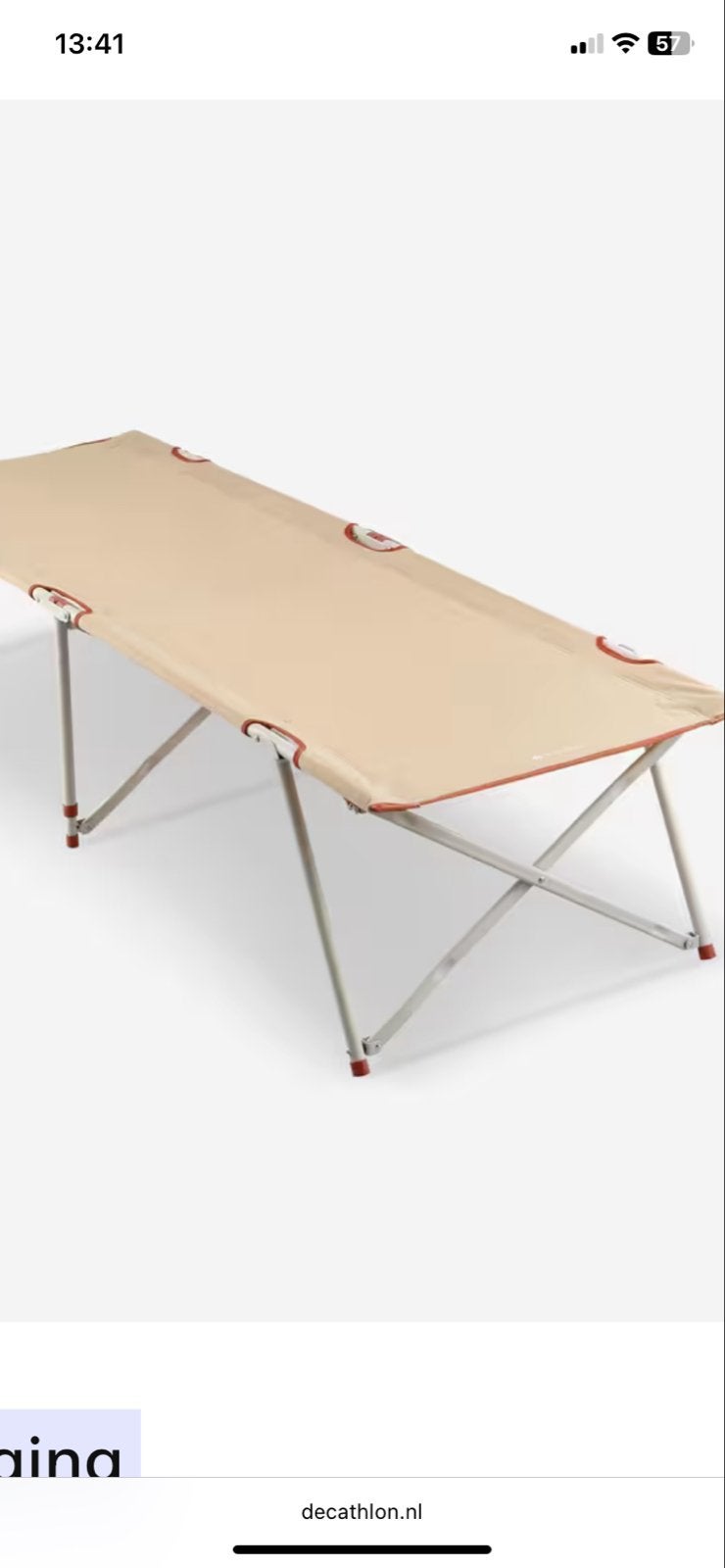 Opvouwbaar veldbed - Decathlon Quechua, Ophalen, Gebruikt