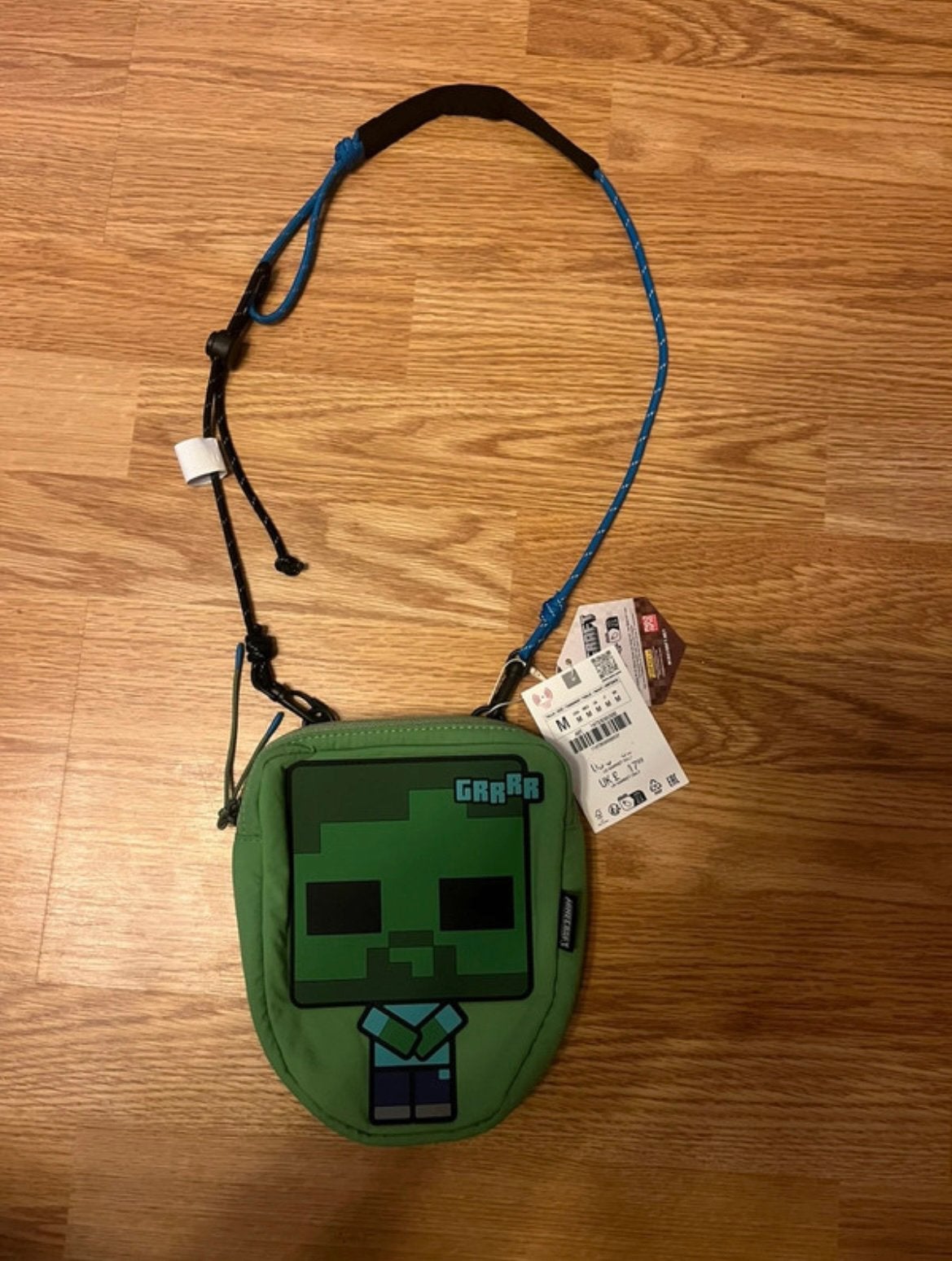 Minecraft Creeper Schoudertasje - Groen, Ophalen of Verzenden, Nieuw, Groen, Overige merken