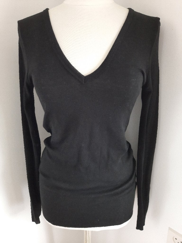 ARKET trui zwart V- hals maat L - nieuw -, Kleding | Dames, Ophalen of Verzenden, Nieuw, Zwart