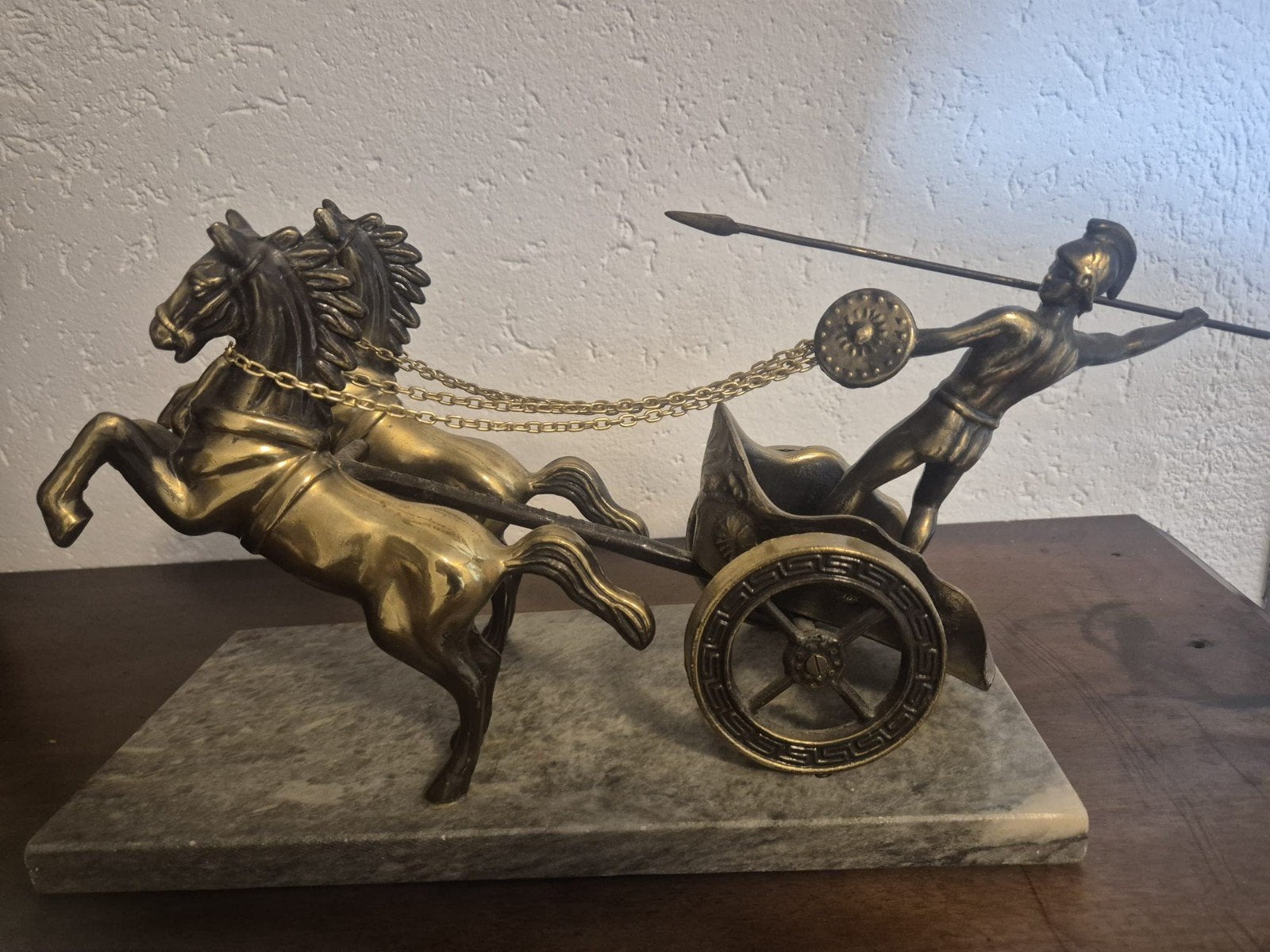 Romeinse strijdwagen zeer gedetailleerd 35cm 22cm 5kilo, Ophalen of Verzenden