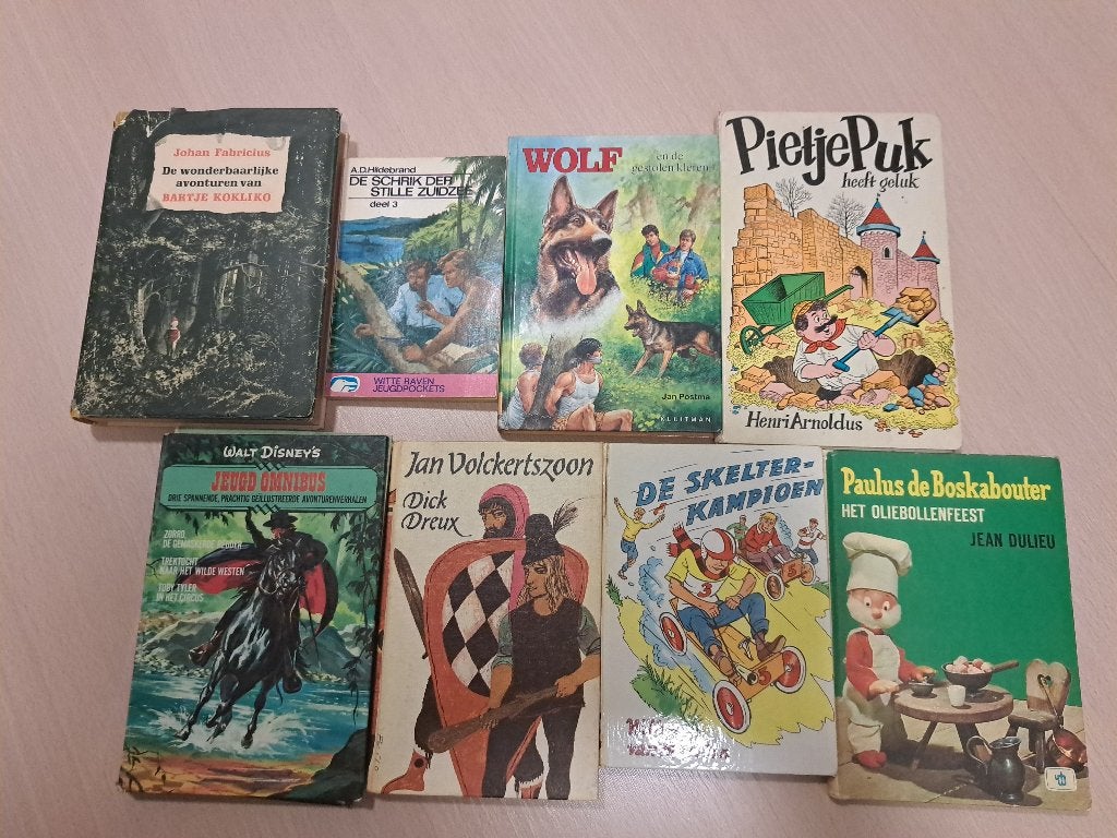 Vintage Kinder- & Jeugdboeken - meerdere series en titels, Ophalen, Gelezen, Diverse auteurs