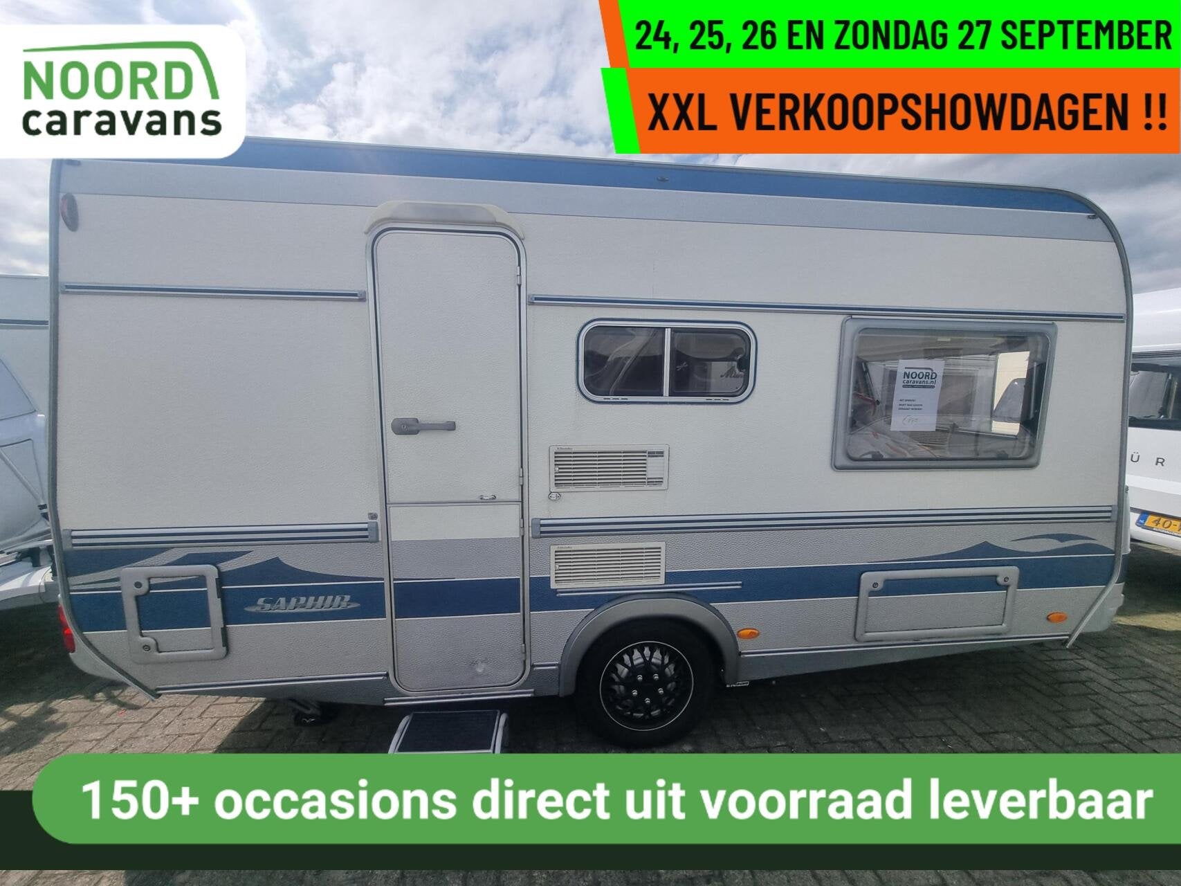 Fendt saphir - XXL VERKOOPSHOW 24,25,26 & 27 SEPT. 10-17 UUR, Caravans en Kamperen, Luifel, Bedrijf, 750 - 1000 kg, Tot en met 4