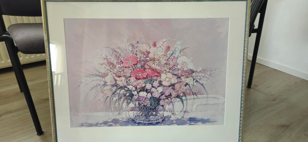 Schilderij met bloemen van Floor Koomen, Ophalen