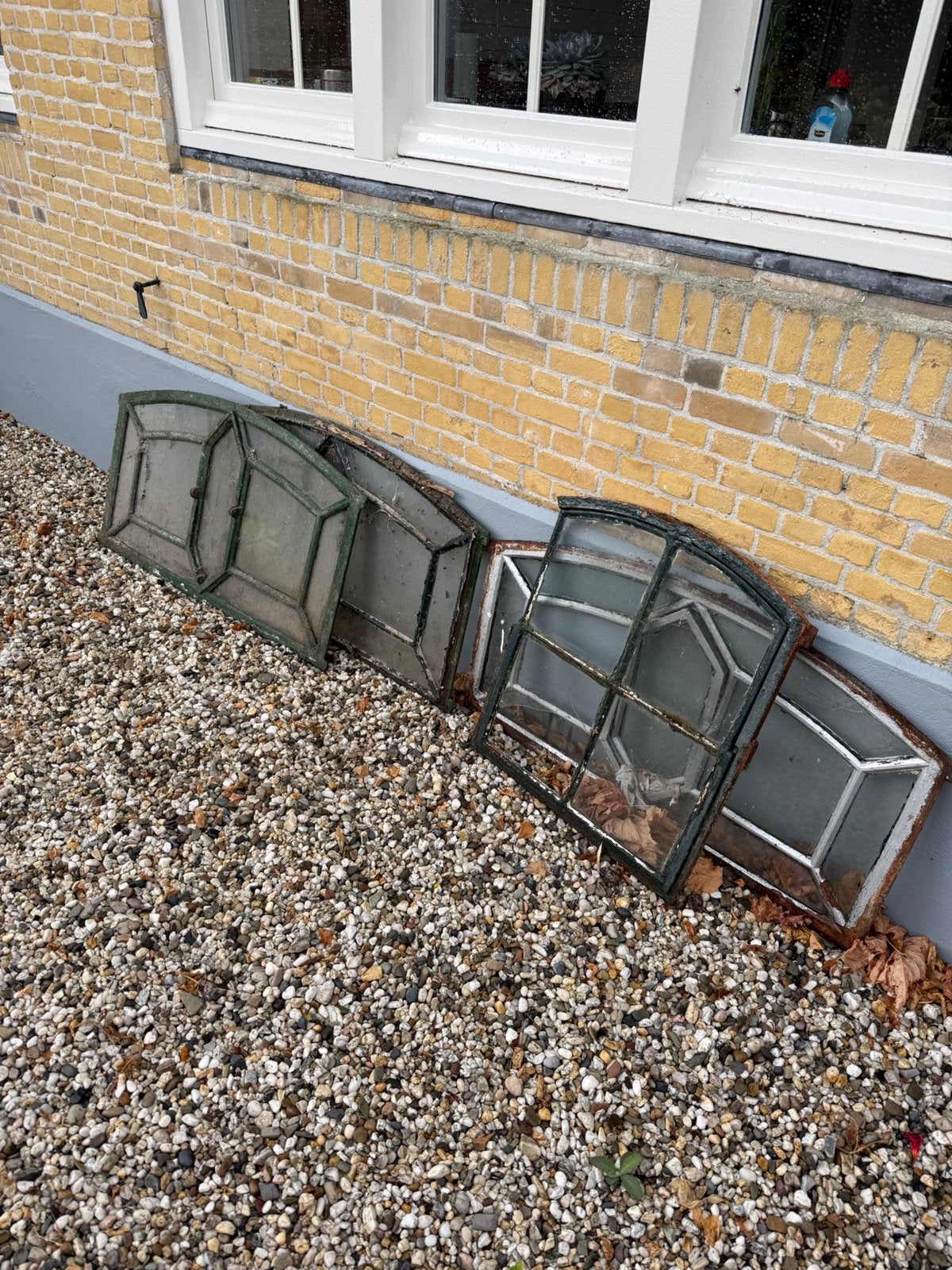 Te koop 4 oude stalramen, Doe-het-zelf en Verbouw, Ophalen, Gebruikt, Minder dan 80 cm, Gevelraam of Ruit