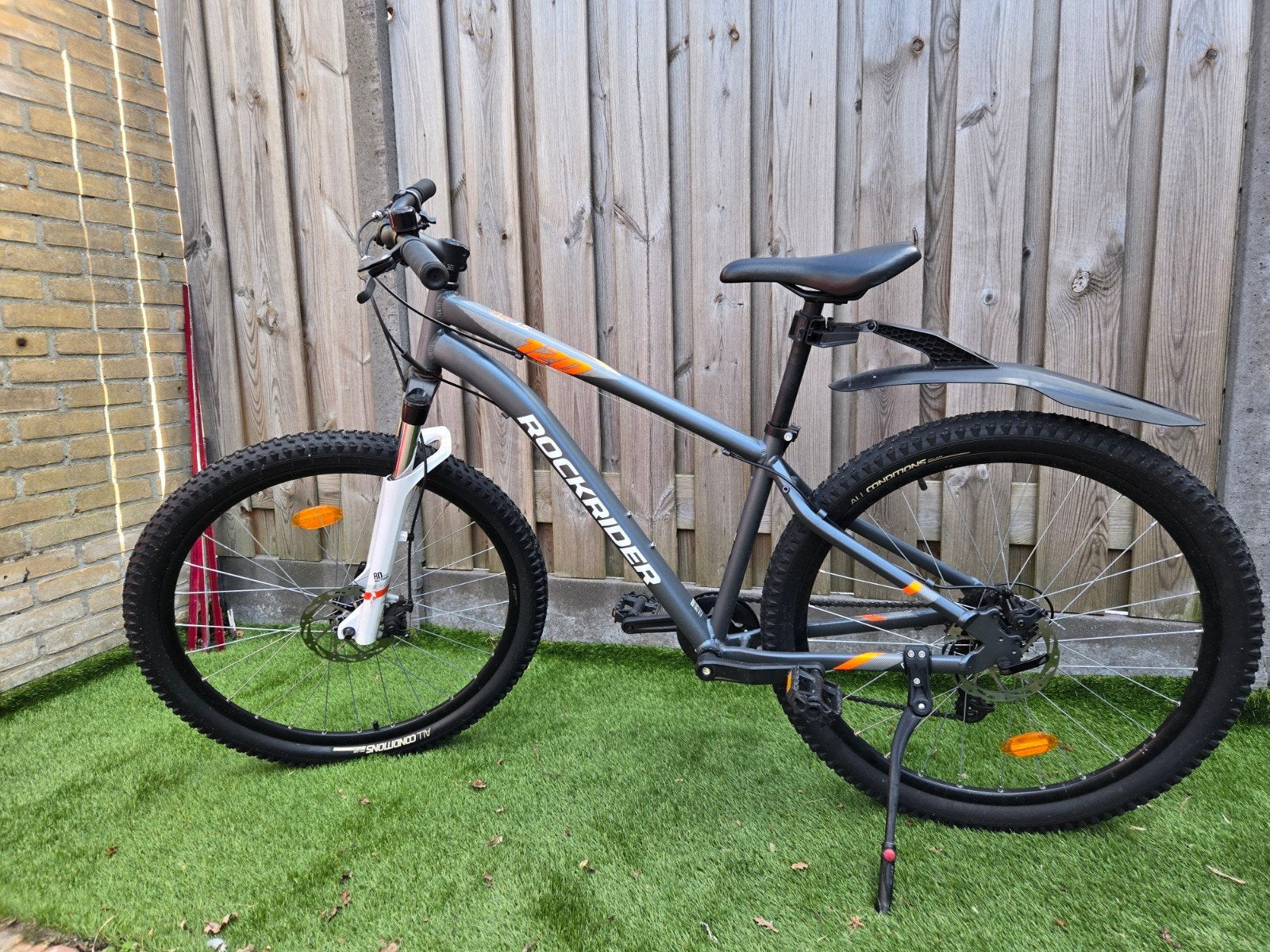 Rockrider 120 Mountainbike - 27,5 inch, 1x8 versnellingen, Fietsen en Brommers, Hardtail, Heren, Zo goed als nieuw, Schijfrem