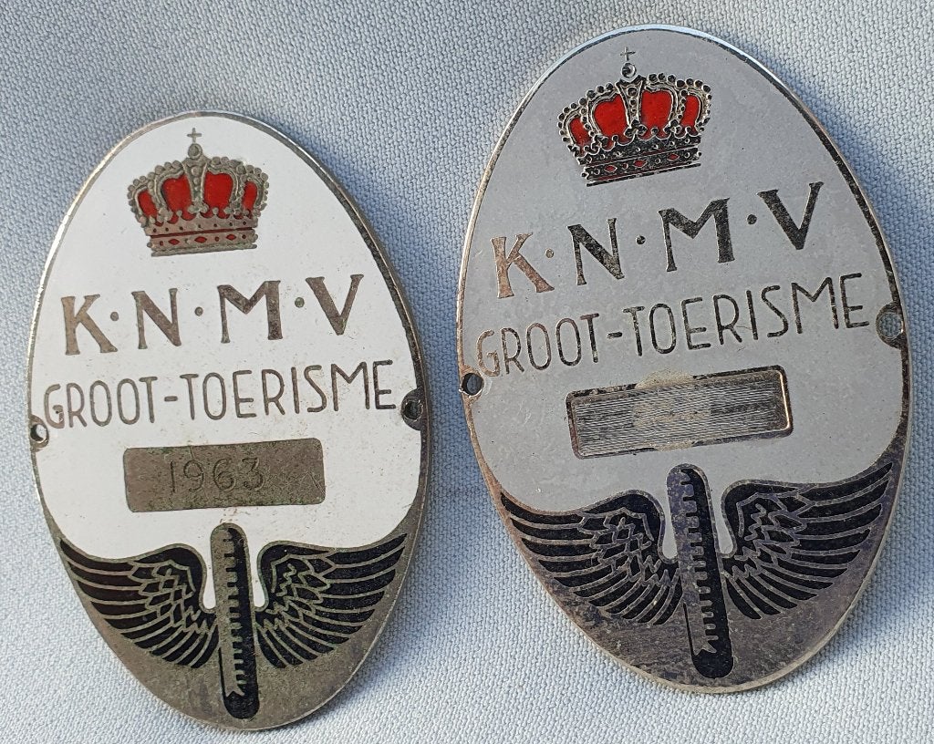Badge KNMV - groot toerisme, Verzamelen, Verzenden, Zo goed als nieuw, Auto's