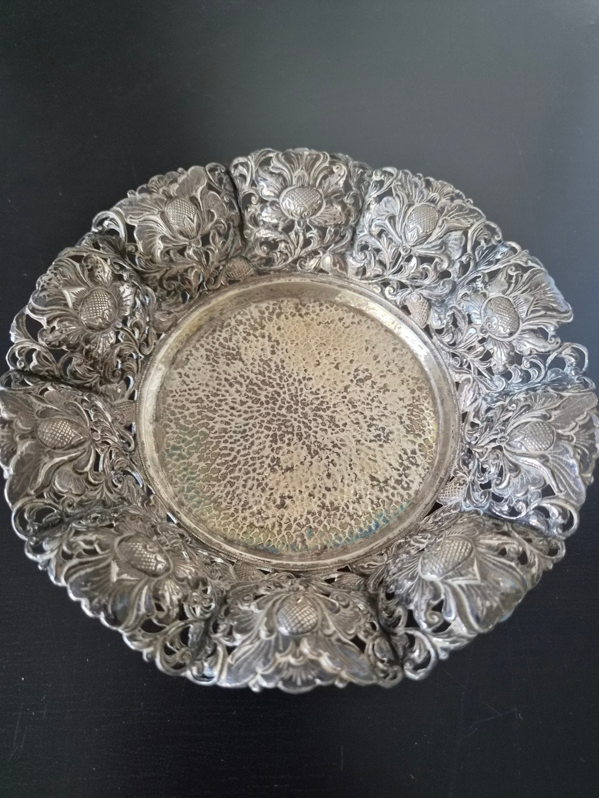Antieke zilveren Djokja schaaltje, Antiek en Kunst, Ophalen of Verzenden