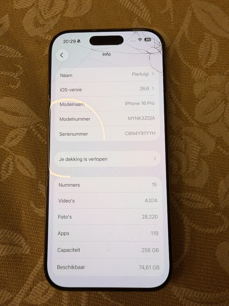 iPhone 16 Pro te koop (gebruikt)
