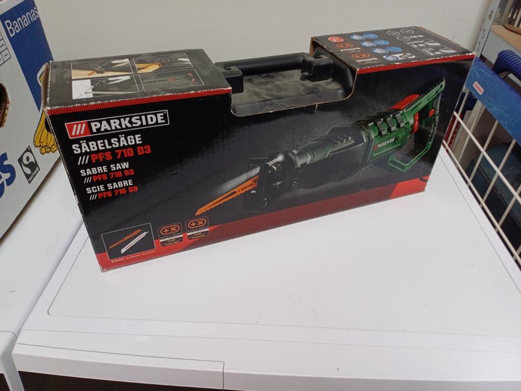 Parkside Reciprozaag PFS 710 D3 - Nieuw in doos, 70 mm of meer, Nieuw, 600 tot 1200 watt, Ophalen of Verzenden