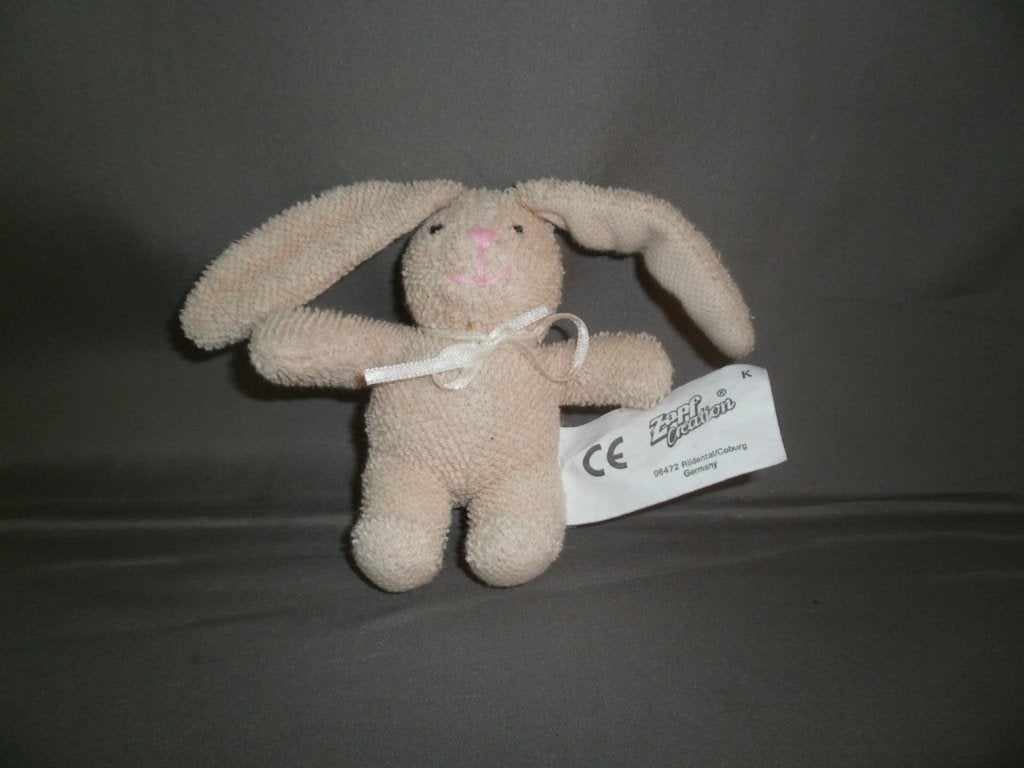 zapf creation klein konijntje/konijn crème badstof korrels, Kinderen en Baby's, Overige merken, Overige karakters, Korrelvulling