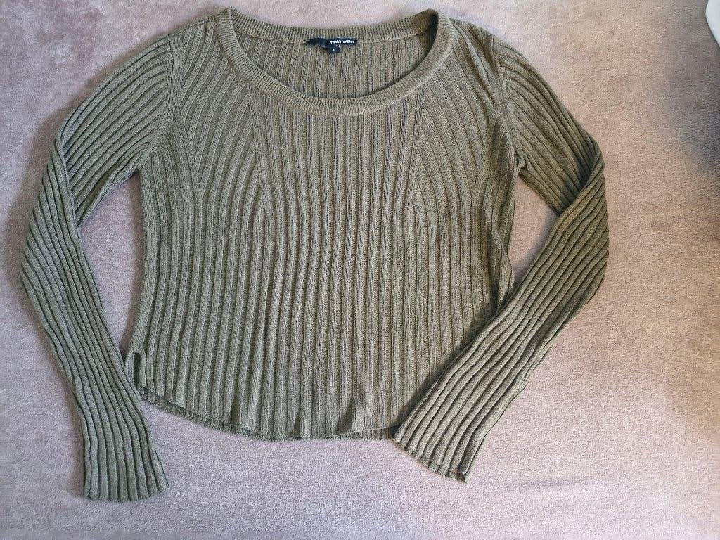 Groene trui Tally Weijl mt S, Ophalen of Verzenden, Gedragen, Maat 36 (S), Groen