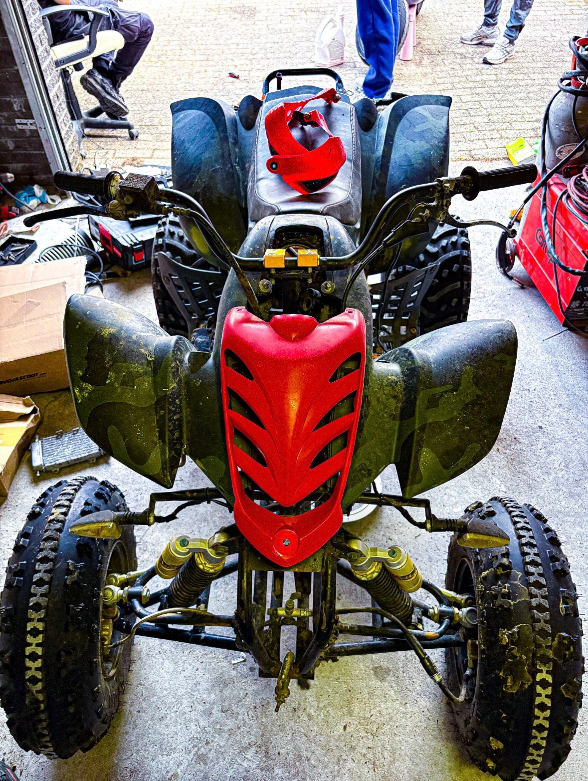 Bashan 200cc Quad - Opknapper voor de handige klusser, Ophalen, Gebruikt, 200 cc, Overige typen