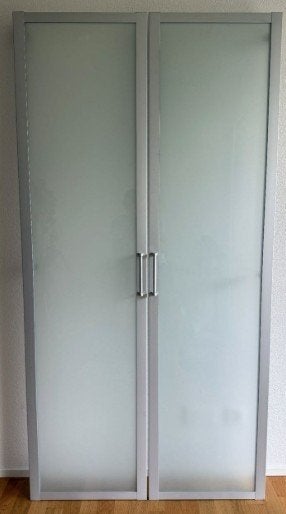 8x IKEA PAX Drammen kastdeuren – melkglas – 50 x 229 cm, Ophalen, 200 cm of meer, 50 tot 100 cm, Zo goed als nieuw