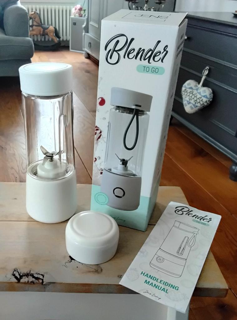 Jens Living - Blender to go (nieuw) - smoothies, shakes, coc, Ophalen of Verzenden, Nieuw, Blender to go