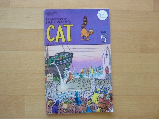 The adventures of Fat Freddy’s Cat Book 5, Gilbert Shelton,, Eén comic, Ophalen of Verzenden, Zo goed als nieuw, Amerika